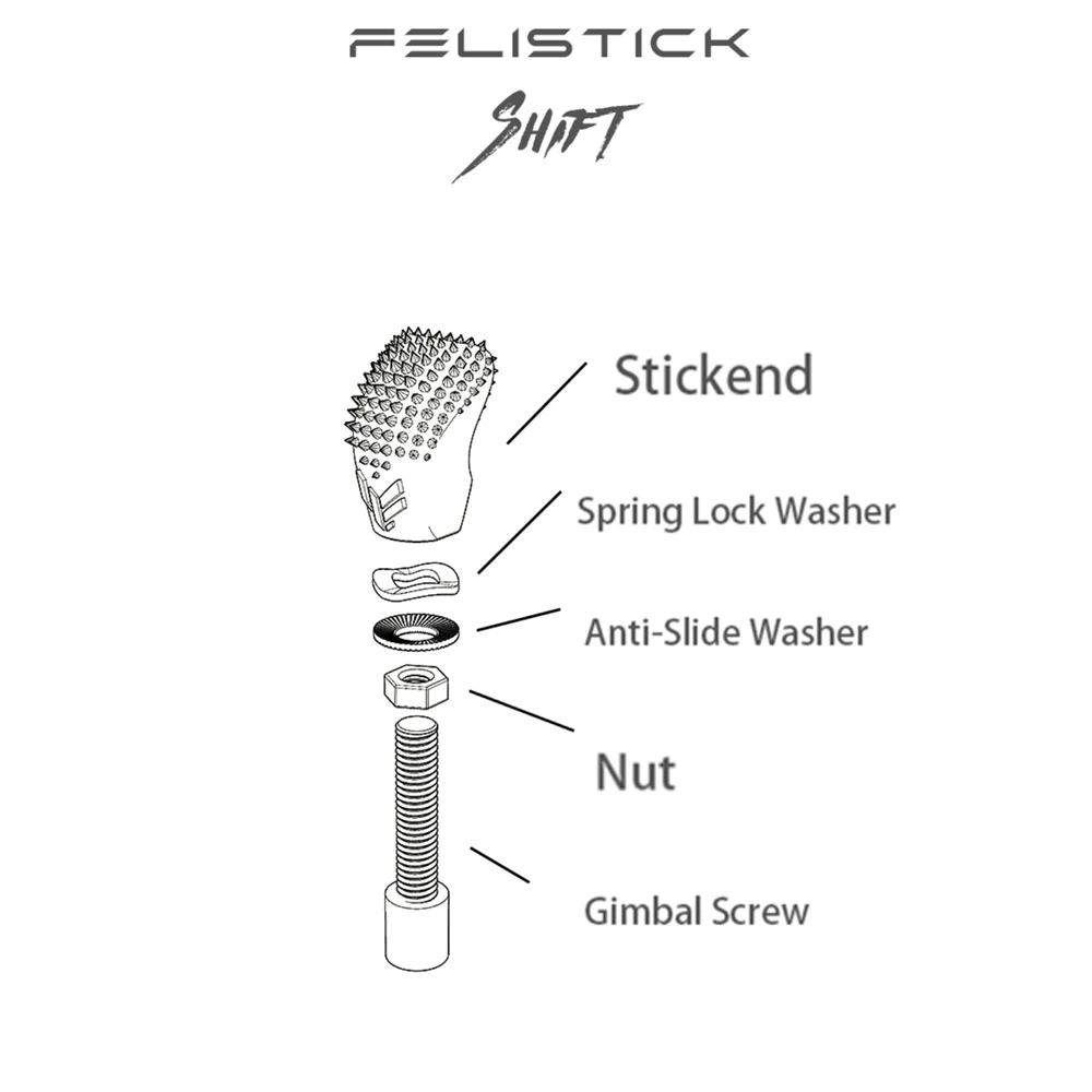 FeliStick Shift M3/M4 FPV Transmitter Gimbal Stick End Joystick Rocker for RadioMaster TX16S AG01 Jumper T20 T-Pro T15 view 3
