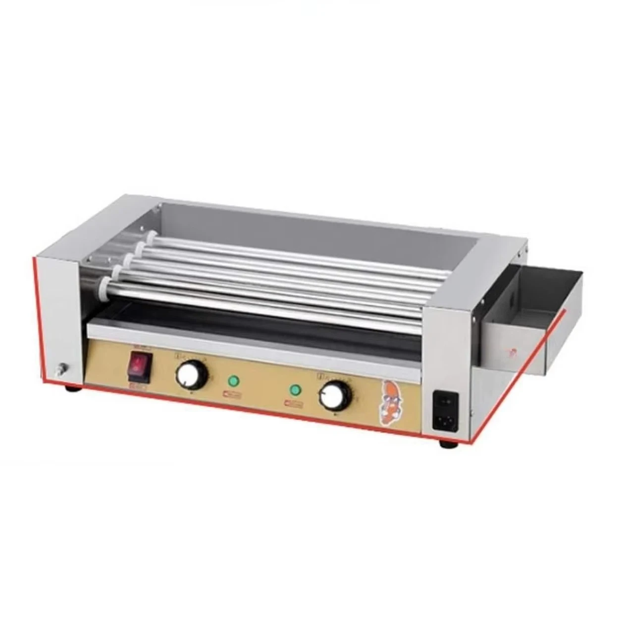 -For Sausage Roasting Machine High-Power Electric Cooker with 110V/220V Compatibility US Plug Commercial Use&