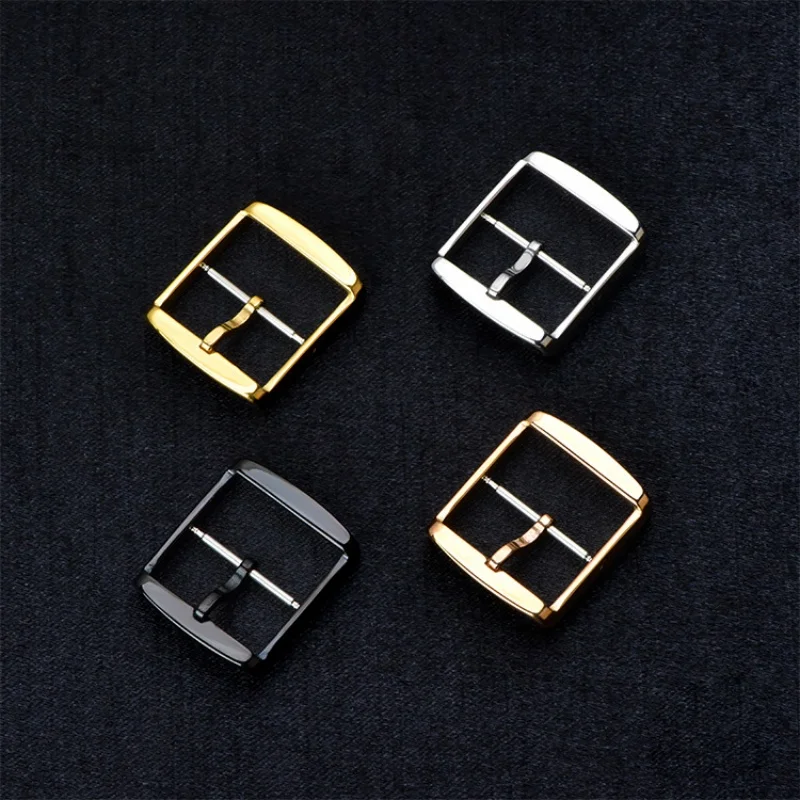 14 مللي متر 16 مللي متر 18 مللي متر 20 مللي متر 22 مللي متر 24 مللي متر جودة عالية الفولاذ المقاوم للصدأ تلميع مشبك ساعة استبدال ل حزام ساعة جلدي عالمي