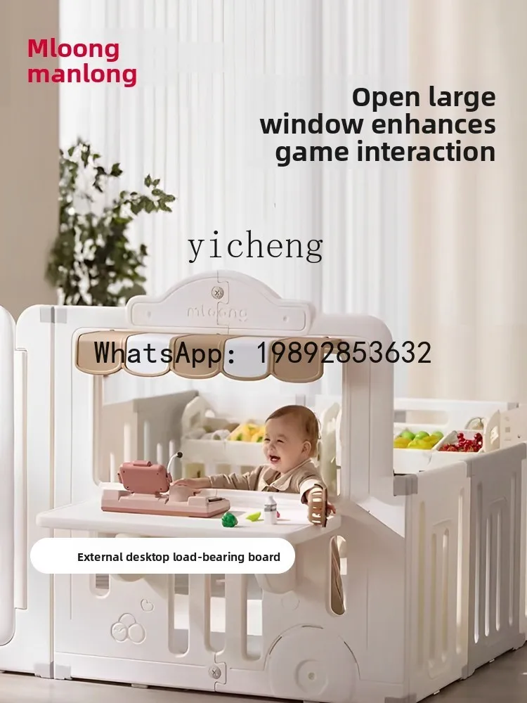 WL سياج سيارة لتناول الطعام، لعبة أطفال داخلية، حصيرة تسلق أرضية لغرفة المعيشة المنزلية #4