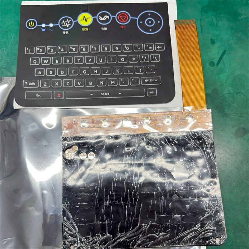 1set New For GE MAC 2000 ECG Membrane Keyboard Film MAC2000 Button Keypad