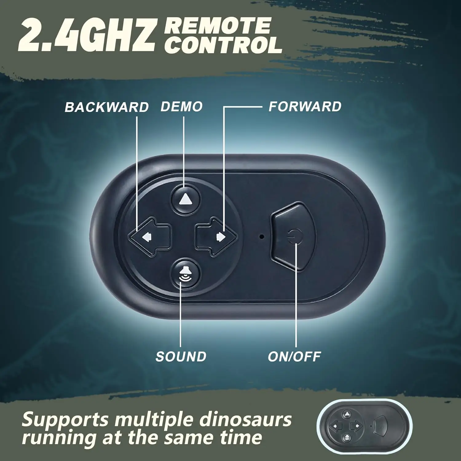 Jouets dinosaures télécommandés 2.4g RC, marche électrique, dinosaure jurassique, Simulation Velociraptor, jouet léger rugissant pour enfant, cadeau