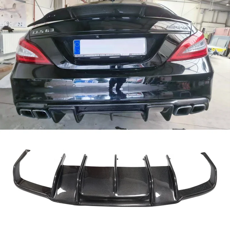 

CLS63 R Style Car Rear Bumper Diffuser For Mercedes Benz CLS Class W218 CLS300 CLS260 Facelift Rear Bumper Diffuser