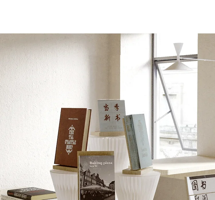 Folding Portable Micro Booth Nordic Style Display  Shelf