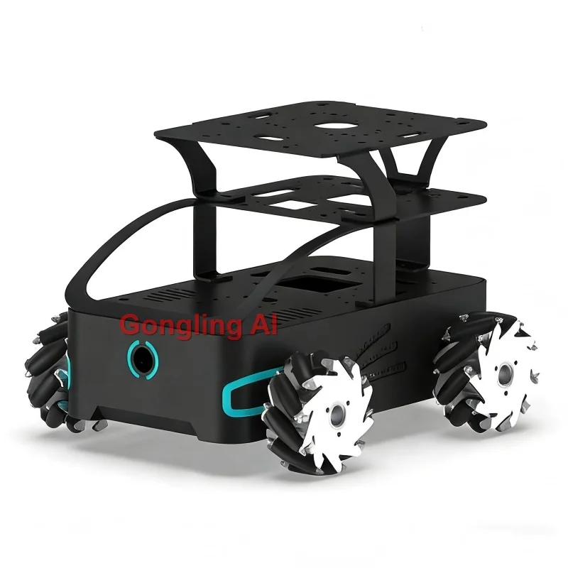 2WD 3WD 4WD Autochassis met motor, Mecanum Ackermann-wiel, omnidirectioneel programmeerbaar robotautochassis