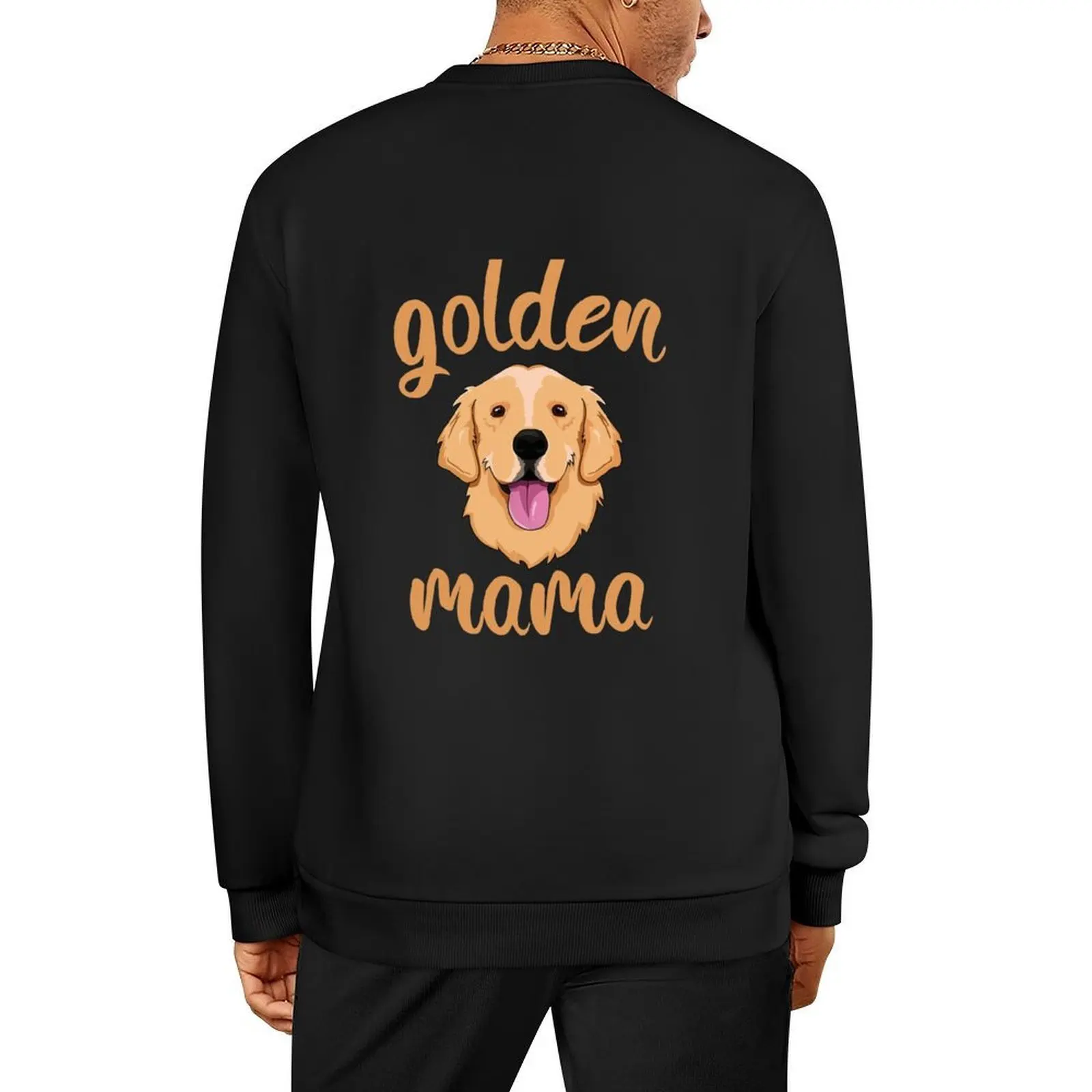 

Golden Retriever Mom Pullover autumn mens clothes men clothing japanese style new sweatshirts