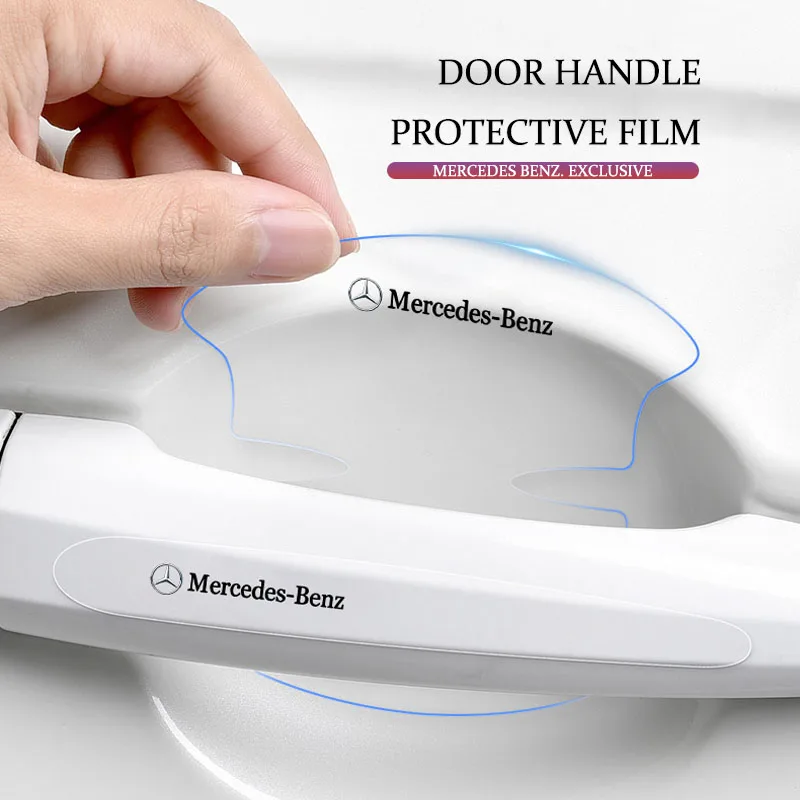 مقبض الباب واقية ملصق سيارة المضادة للخدش فيلم اكسسوارات لمرسيدس بنز AMG E S C A B الفئة GLE GLS CLS GLC CLA GLA #1