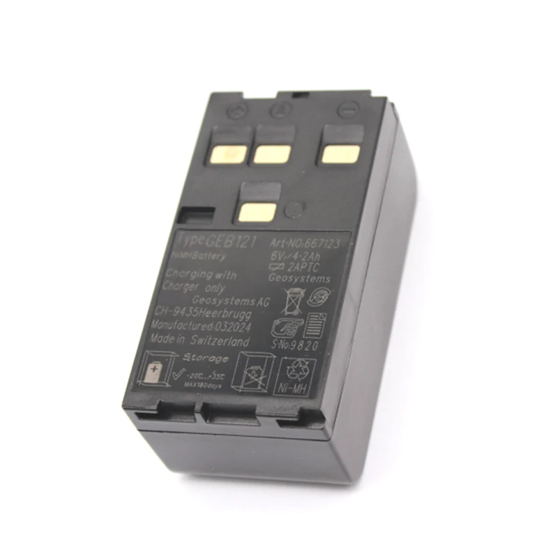 Battery GEB121 for Leica TPS300/400/700/800/1100 TS02/TS06/TS09 Total Station