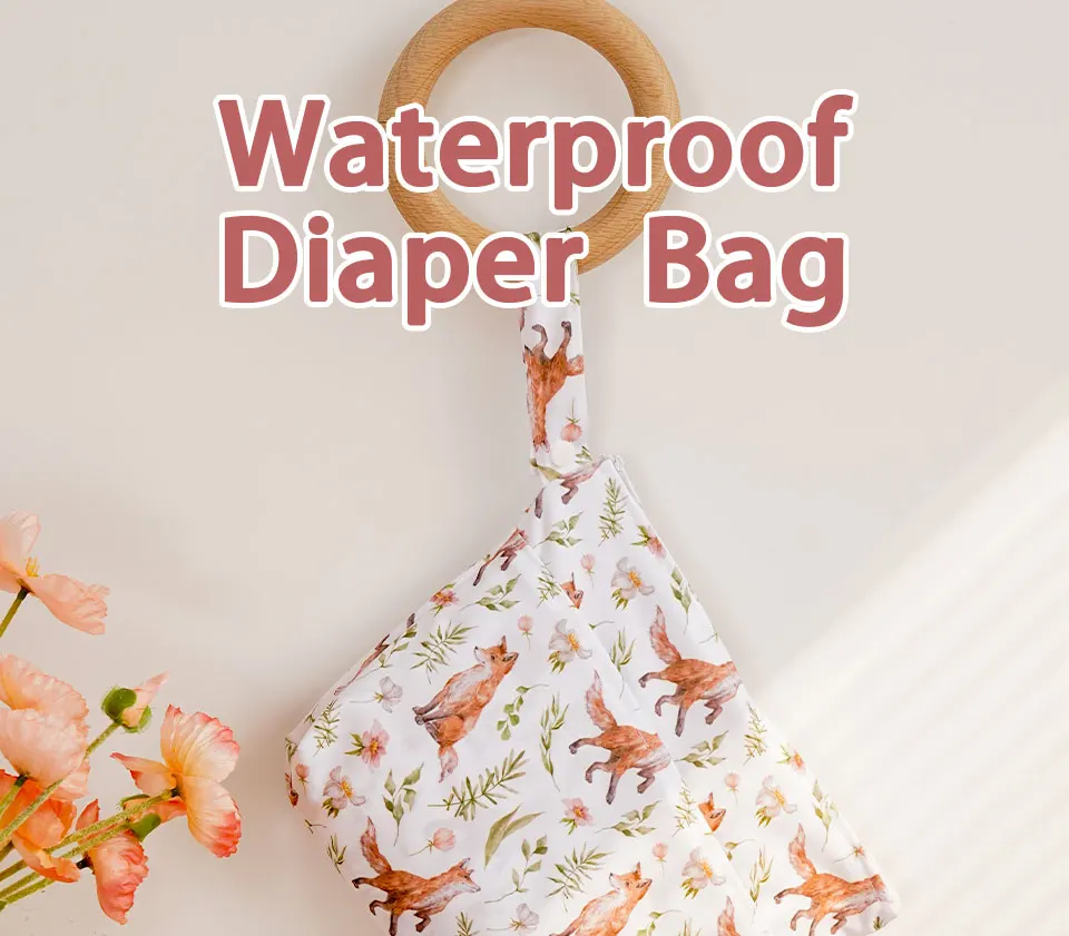 Kangobaby # my soft life # wasch bar wieder verwendbare Baby decke Aufbewahrung tasche leicht zu tragen multifunktion ale Reisetasche Größe 26x22x5cm – Detail 1