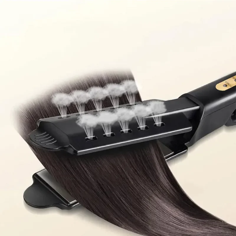 ---Hair Straightener Four-gear Temperature Adjustment Ceramic Tourmaline Hair Straightener