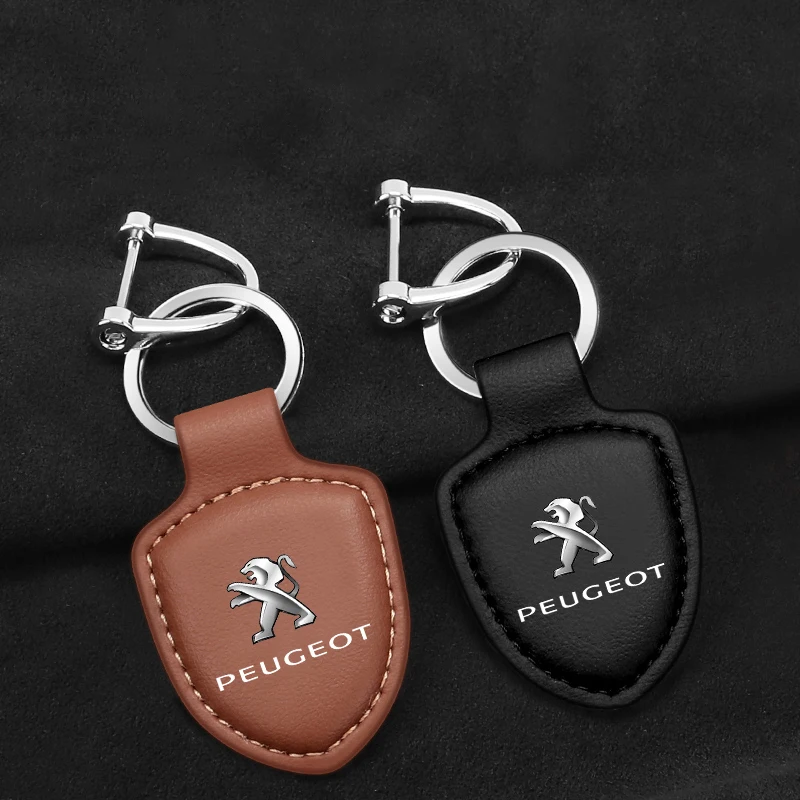 Car Styling Key Chain Keychain For Peugeot 206 308 307 207 208 508 RCZ 107 406 407 2008 3008 4008 5008 Auto Keyring Accessories