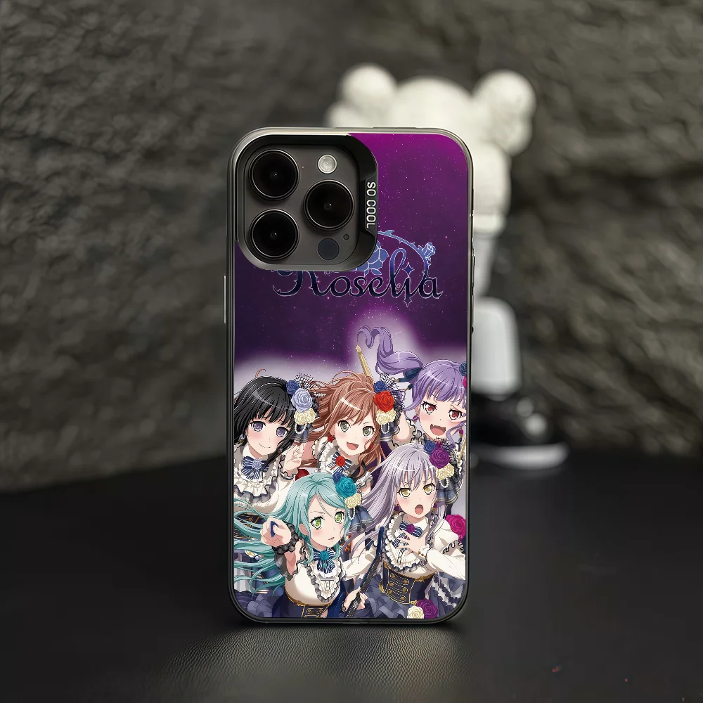 أنيمي R-Roselia بانغ حلم جراب هاتف لسامسونج A07 A17 A06 S25 S24 S23 الترا FE زائد واقية IMD اللون غطاء #2