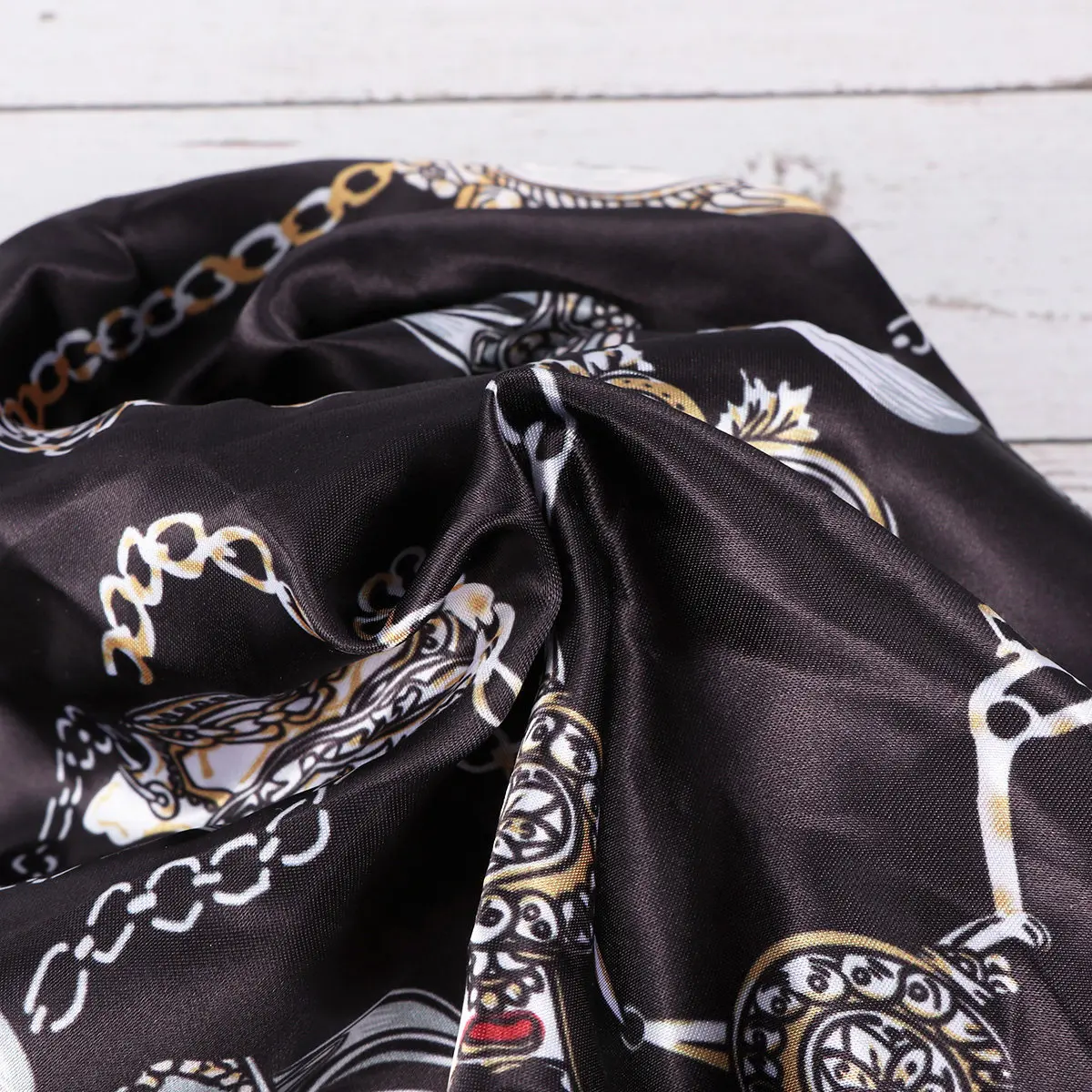 

Женская атласная шапочка для душа и сна, водонепроницаемая, круглая, для защиты волос, для спа-процедур