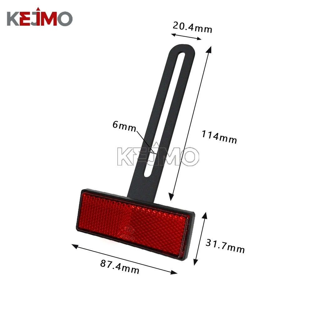 2024 2025 2026 ل تشويش إذاعي 400 X Speed 400 دراجة نارية الملحقات الخلفية لوحة الأرقام عاكس حامل الترخيص تمديد عاكس #5