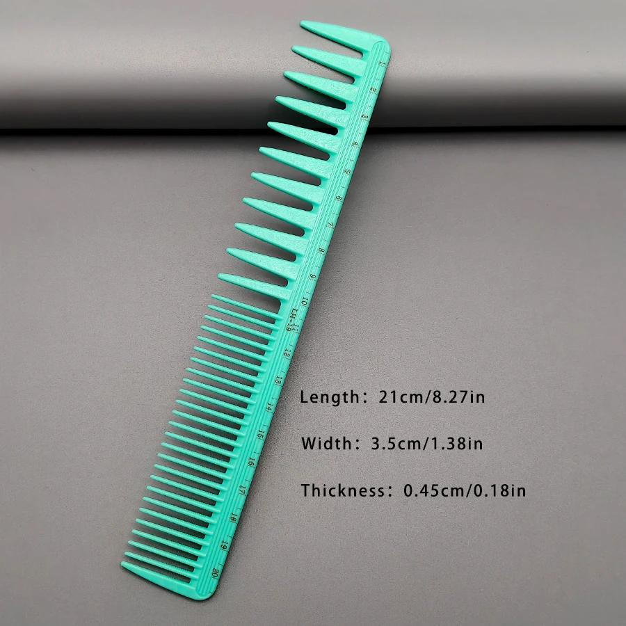 4-teiliges Set Graduierte Kämme, Kämme mit Messleisten, zum Präzisen Schneiden von Haaren, ein unverzichtbares Haarschneidekamm-Set für Friseure und ein Haarstyling-Kamm-Set für den Heimgebrauch – Detail 9
