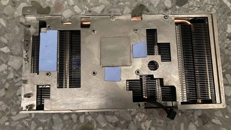 Original Cooler Radiator for RX6500XT Video Card pitch 43*43mm
