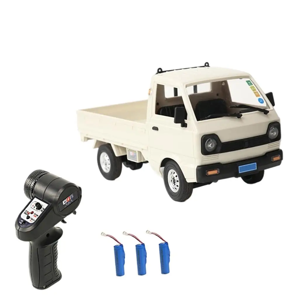 

WPL D12 Mini RC Truck 1:16 Scale RC Truck Brushed Climbing LED Light Electric Hobby Toy