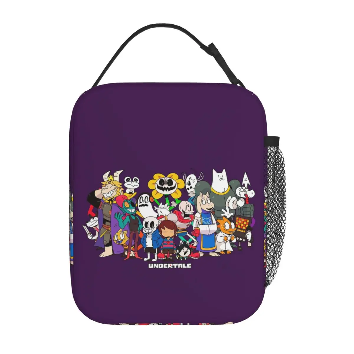 Undertale Adventure Insulated Lunch Bag for Women Kids Portable Food Boxes Thermal Lunch Box Tote