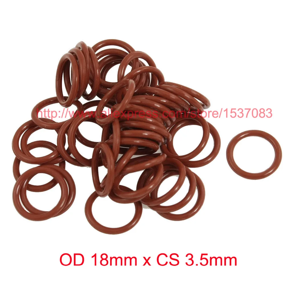 

OD 18mm x CS 3.5mm silicone rubber o ring gasket grommet