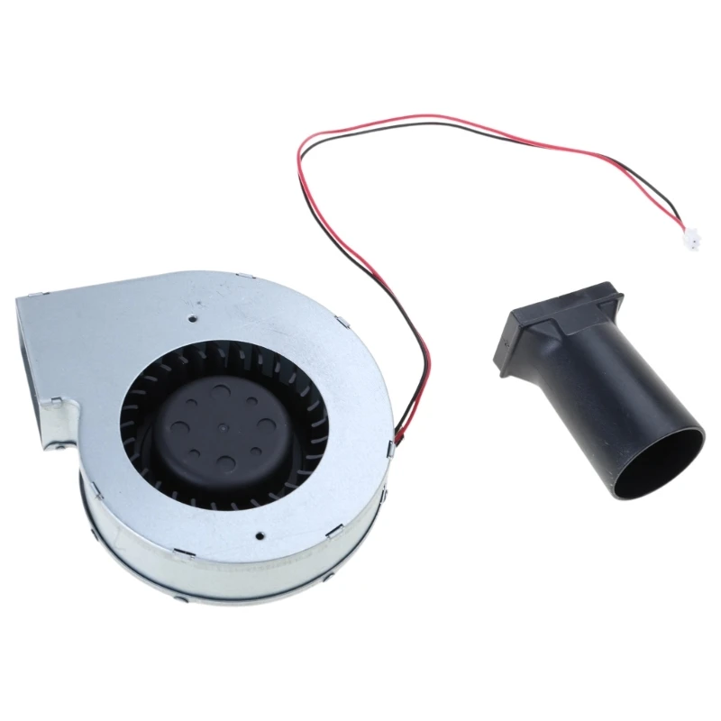 F92C 11028 พัดลมบาร์บีคิวแบบพกพา DC12V อากาศเทอร์โบอากาศสำหรับบาร์บีคิวปิกนิกตั้งแคมป์ทำอาหารเตาย่างไฟสตาร์ทเตอร์ 5000