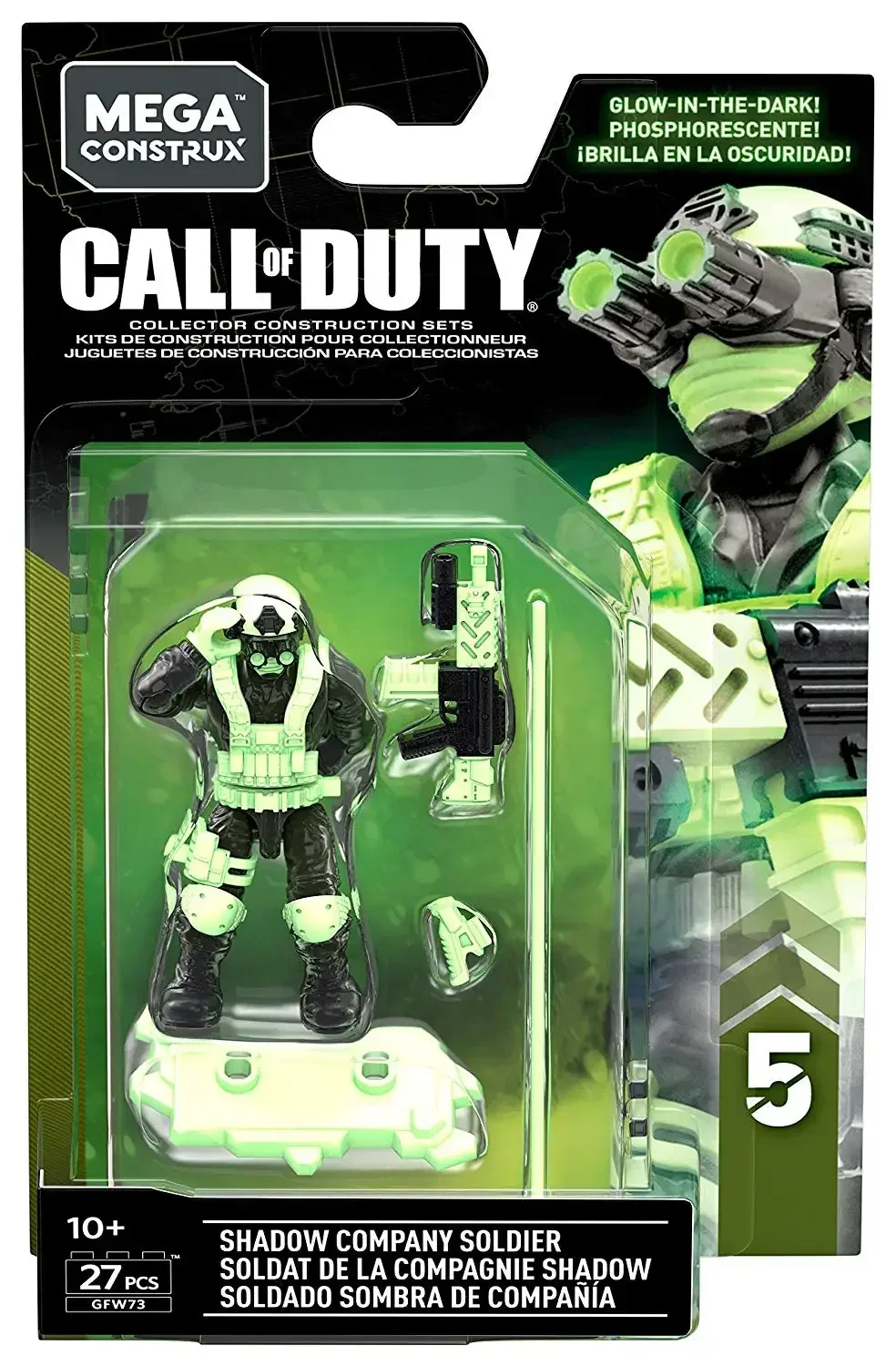 Mega Construx-Call of Duty Figura Conjuntos para Meninos, Blocos de Construção Brinquedos, Mini Figura de Ação do Exército, coleção original