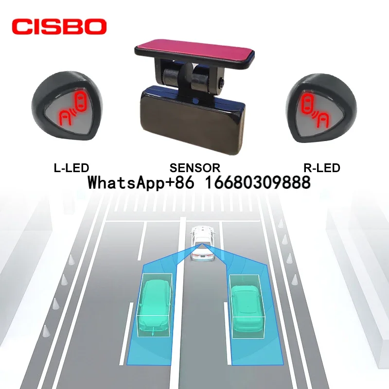 

77ghz easy to install car radar blind spot detection system