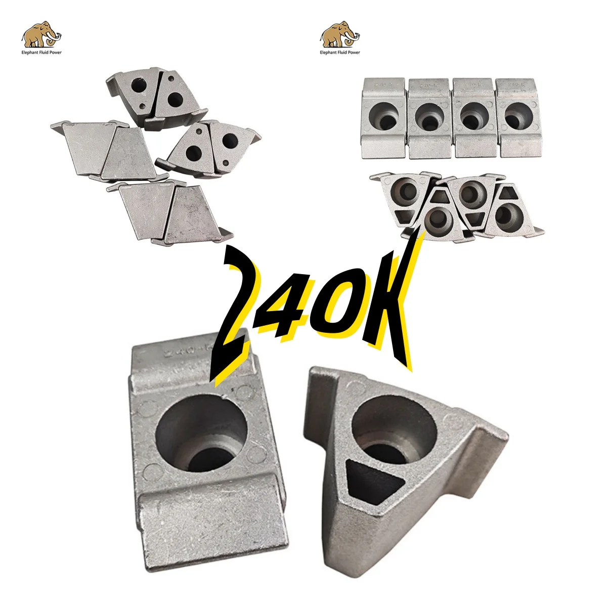 

High performance Construction Equipment Repair parts Aluminum Block 240K
