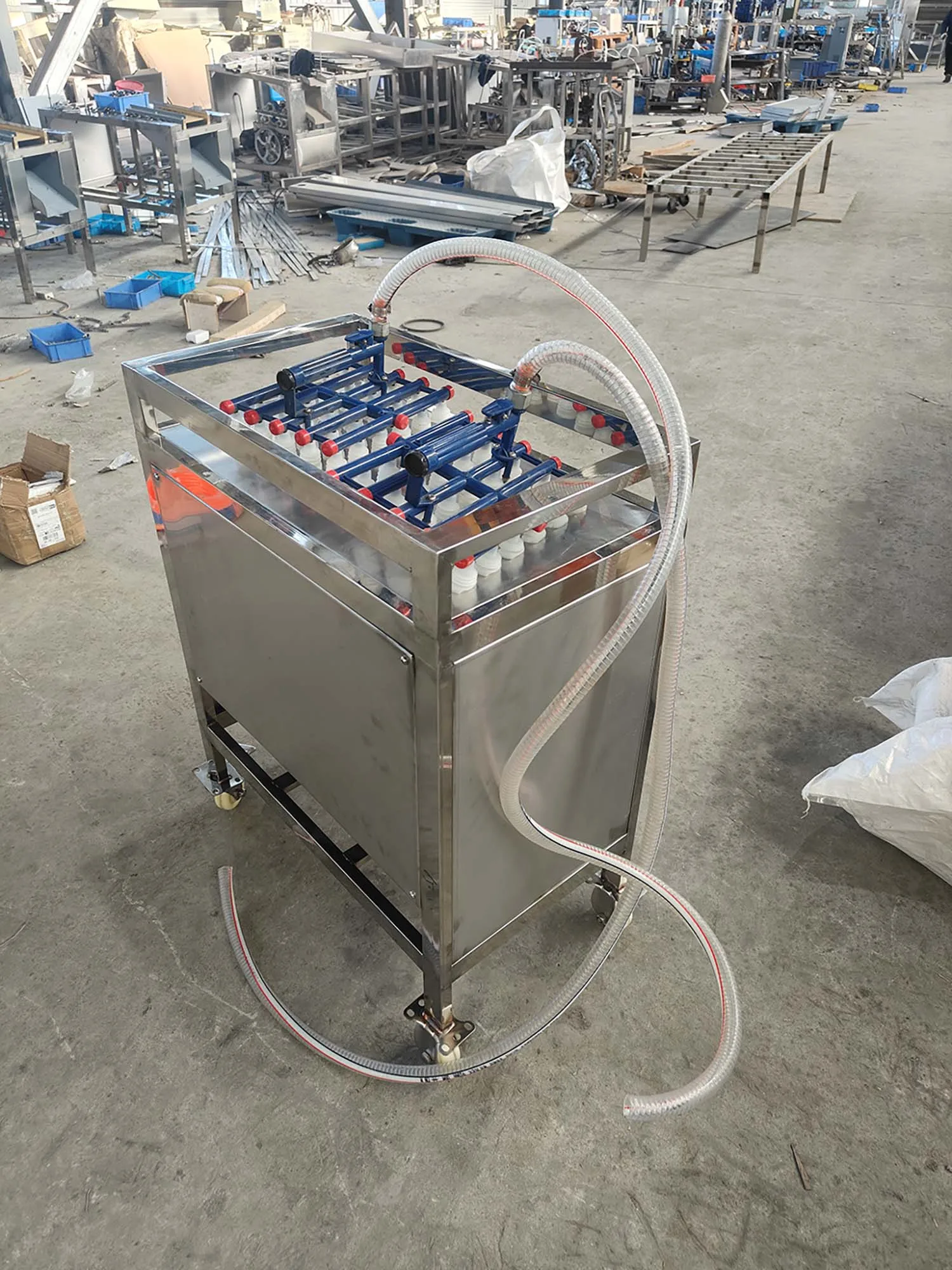 304ss Automatic 60 Eggs Suction Machine Egg Lifting Vacuum Lifter HJ-CM040D