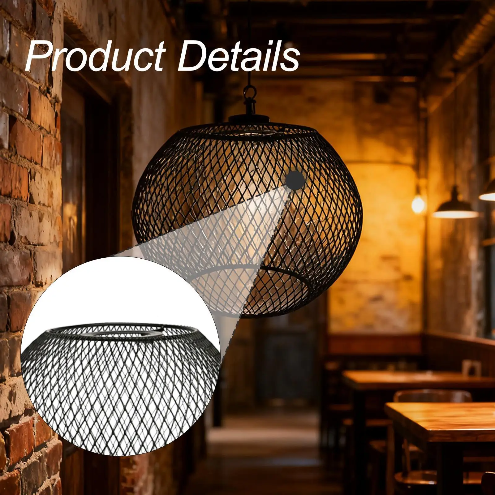 قلادة غطاء مصباح الثريا الظل عاكس الضوء لفندق المطبخ المقهى