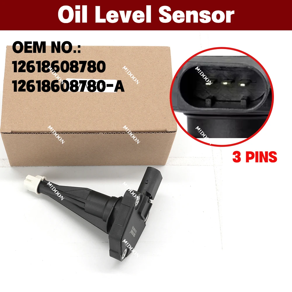

12618608780 Engine Oil Level Sensor For BMW X3 X4 X5 X6 E88 E90 E91 E92 E93 F01 New