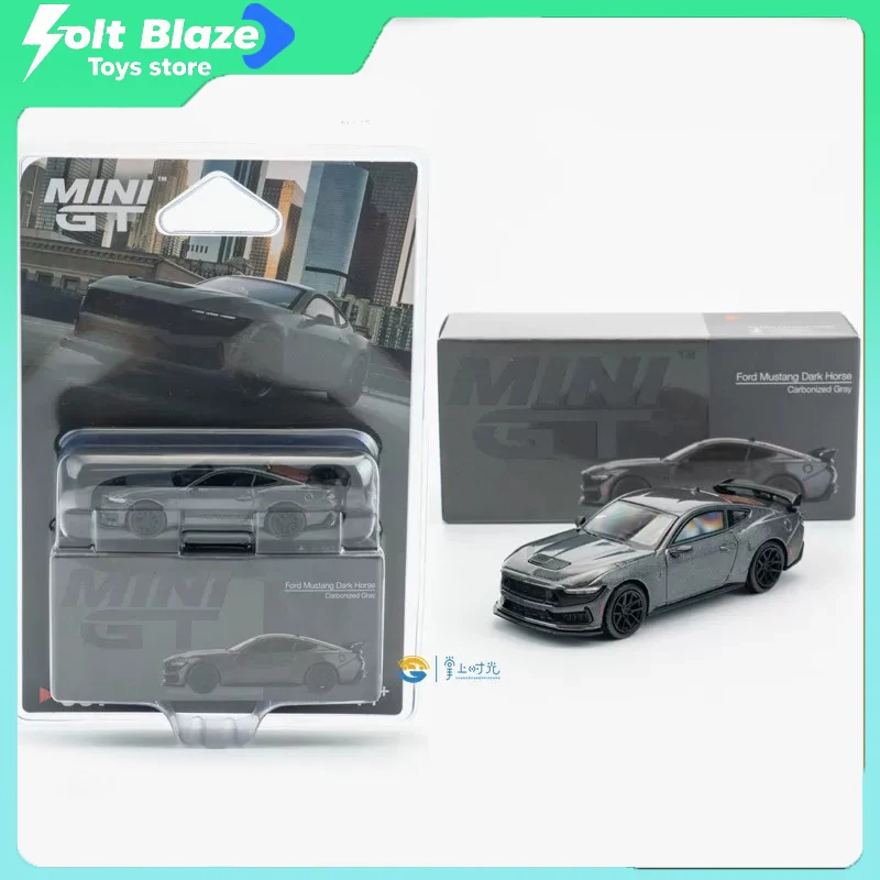 

Миниатюрная модель автомобиля MINI GT 1/64 Ford Mustang Dark Horse 2024, литая под давлением, коллекционная, из сплава, для декора комнаты, игрушка для детей, подарок