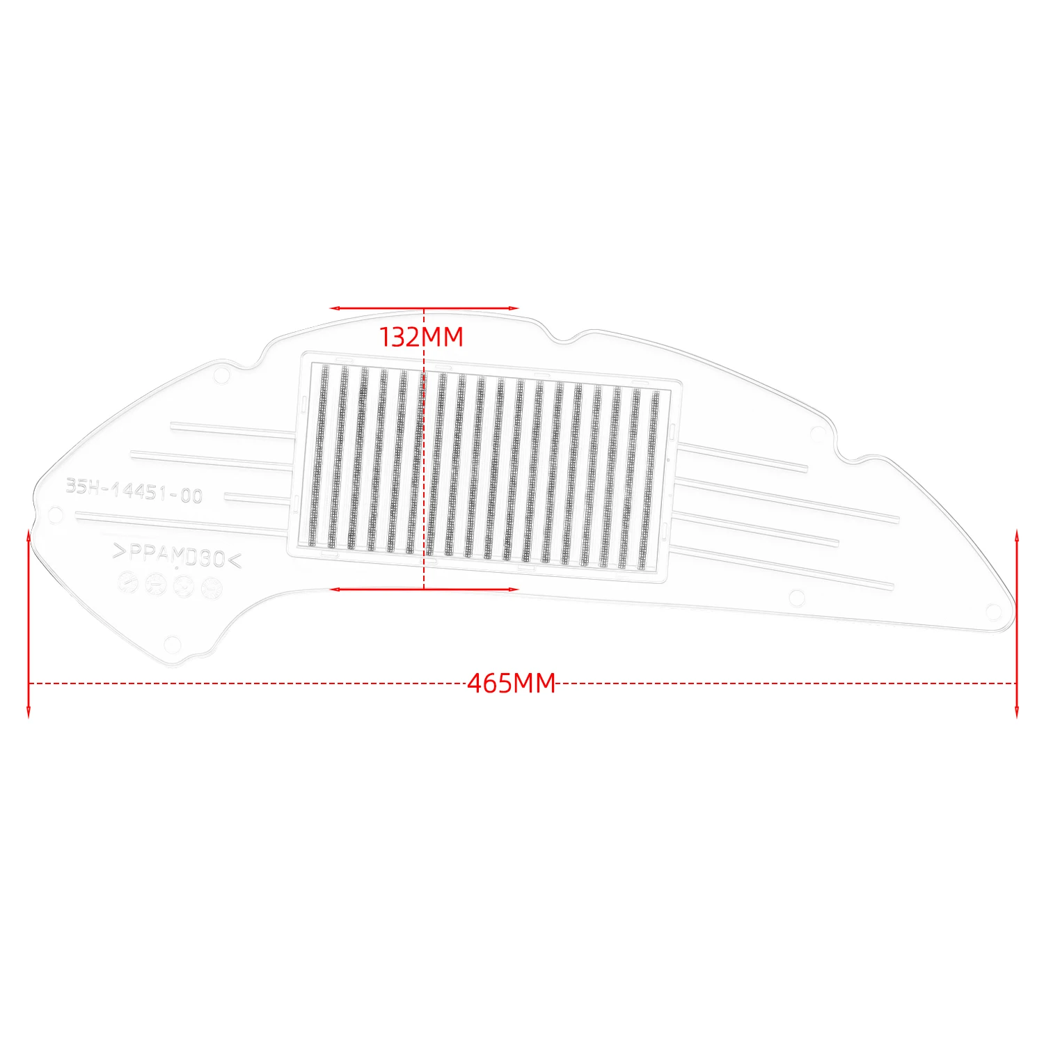 Air Filter For Yamaha NMAX 155 2020 N-MAX NMAX155 2021 2022 2023 Motorcycle Accesorios Para Moto