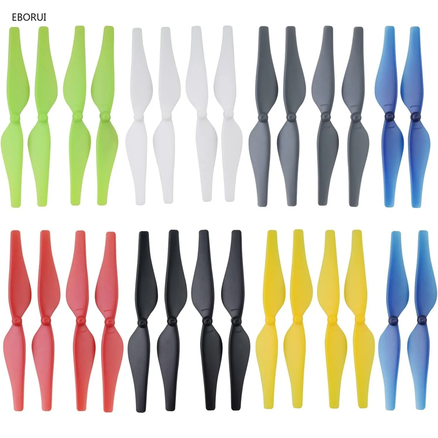 28pcs * EBOYU Replacement Propellers Blades for DJI Tello RC Quadcopter Spare Parts Drone Blades - 7 Colors per Bag