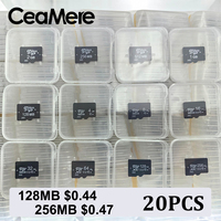 20pcs Original CeaMere High-Speed MemorySD Card Factory Wholesale 256MB 2GB 8GB 32GB 64GB 256GB, 100MB/s UHS-I for 4K Video