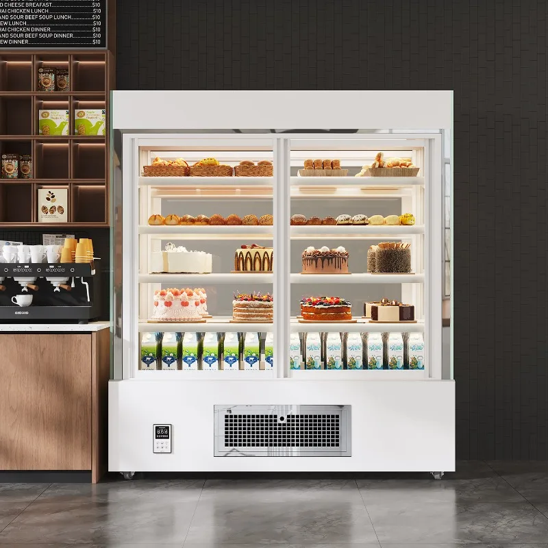 Vertical cake cabinet, bakery West Point fresh-keeping cabinet, convenience store milk beverage refrigerated display cabinet