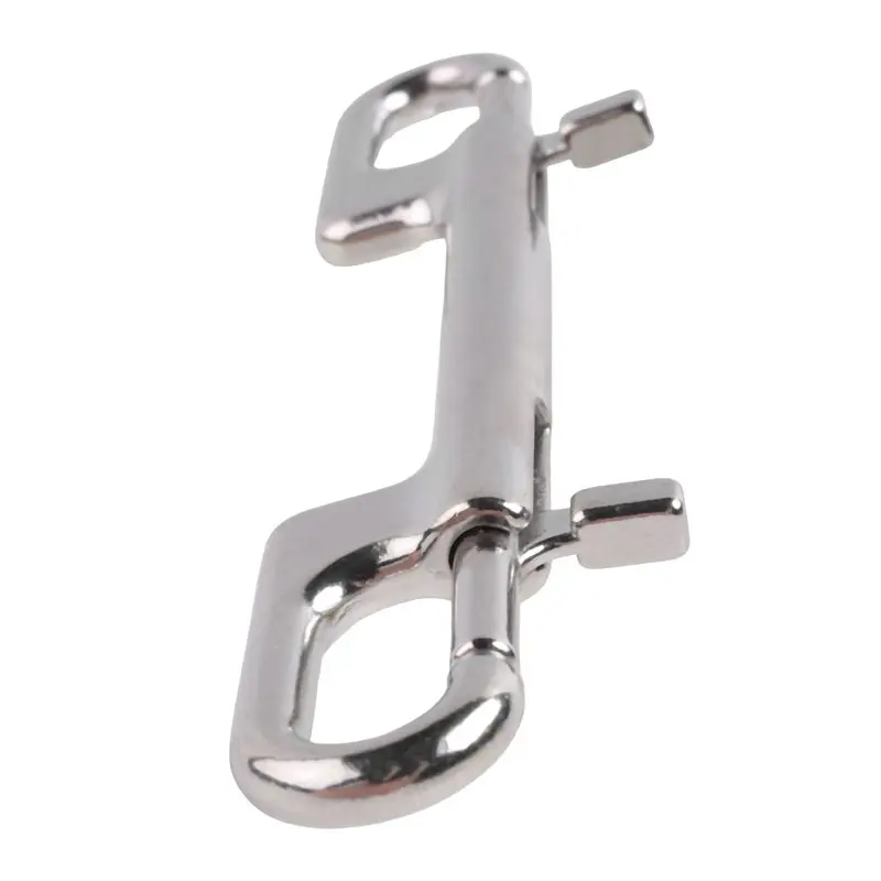 Diving Hook Stainless Steel Double Ended Bolt Snap Hook For Scuba Diving Pet Leash Camera Strap Keychain Hammock