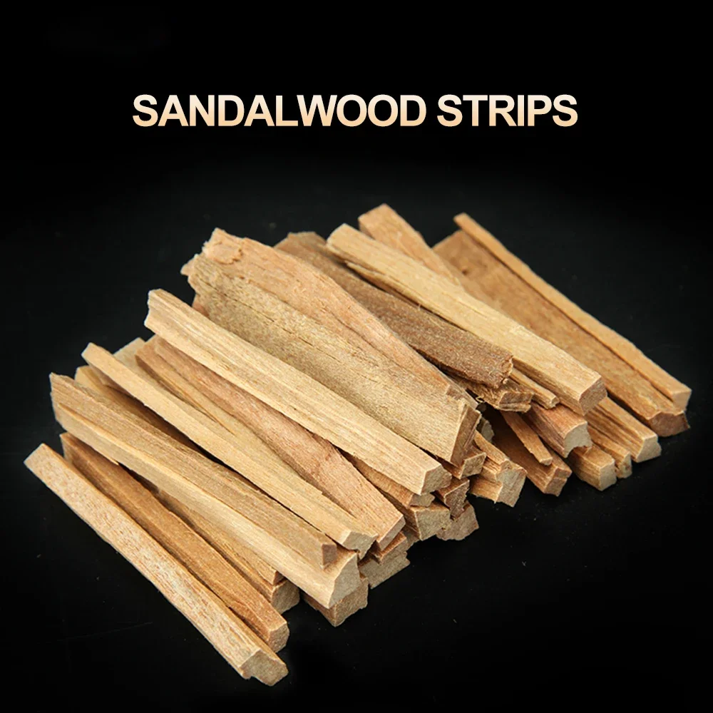 Natural Wood Incense Sticks 1Bag 50g Sandalwood Wild Harvested for Purifying Cleansing Healing Meditation and Stress Relief