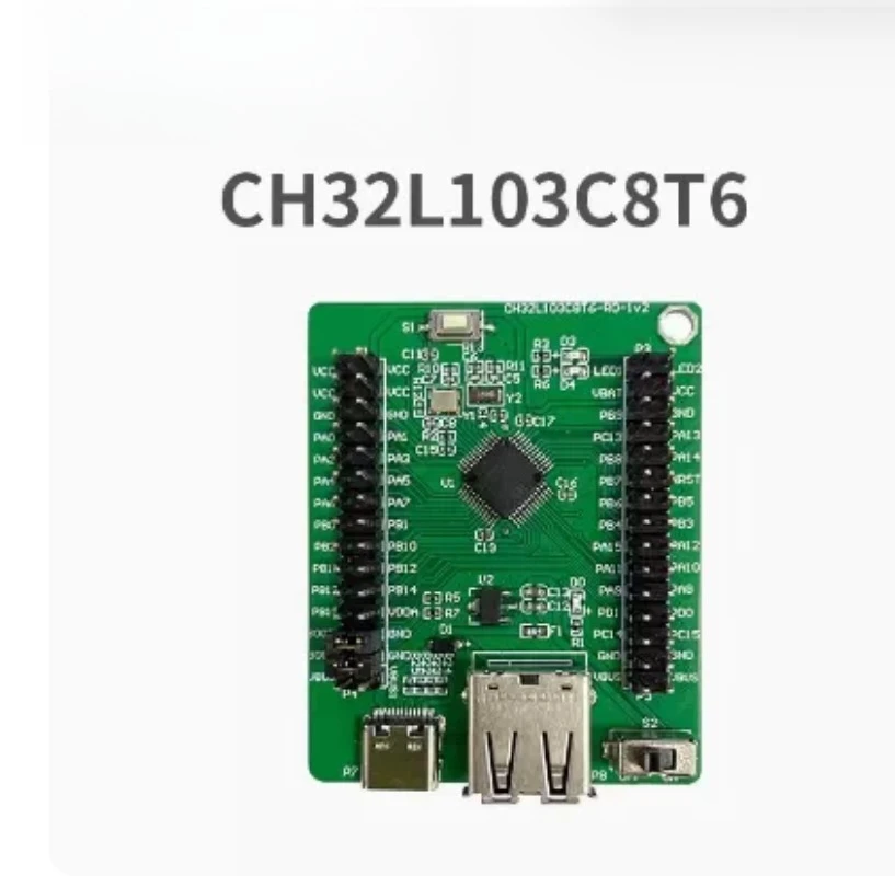 CH32L103 Development Board CH32L103C8T6 Evaluation Board PDUSB Low-Power RISC-V Microcontroller view 2