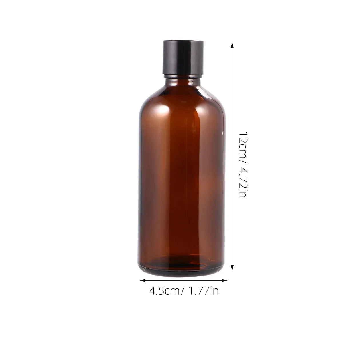 10Pcs Glass Essential Oil Bottles Makeup Containers Refillable Subpackage Cosmetics Bottles Portable Leakproof Design