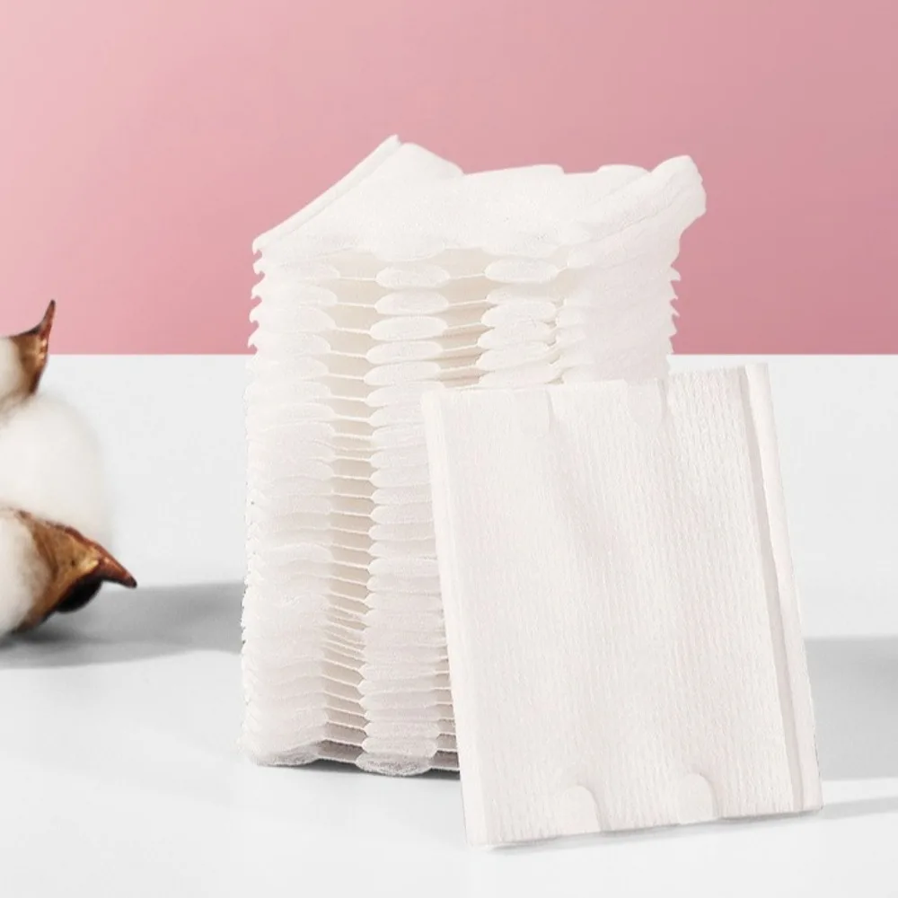 222개 천연 면 화장솜 양면 두꺼운 화장솜 물 절약 일회용 화장 제거용 화장솜