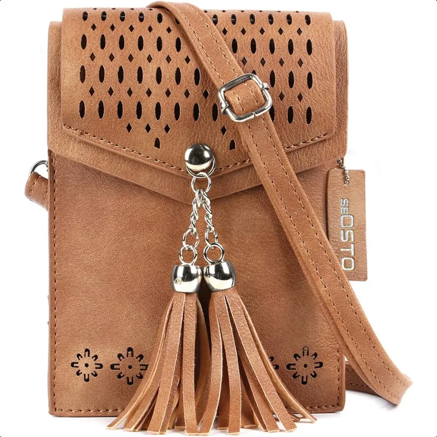 

seOSTO Womens Small Crossbody Bag For Woman Tassel Wallet PurseGifts For Teenage Girls