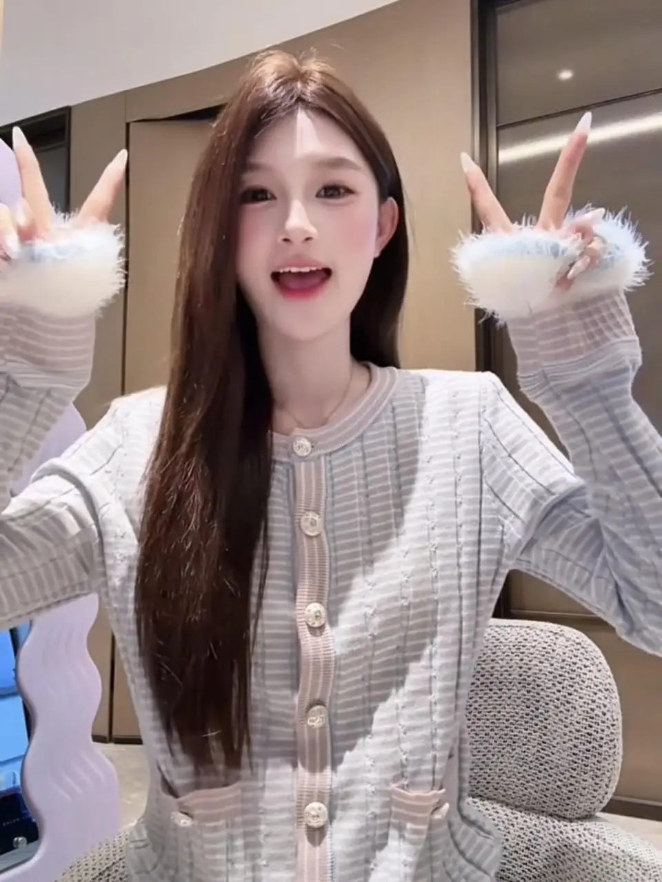 

Tweed Jacket Crop Womens Summer Woven Needle Slim Comfortable Morning Porosity Mesh Breathable Recreation Jogging Running Gentle