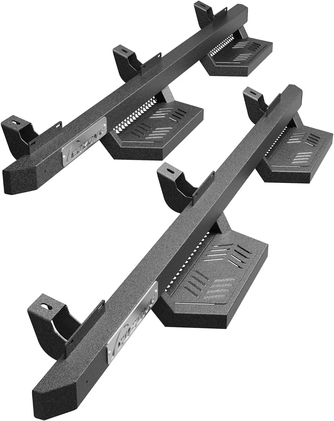 

Подножки по бокам для Jeep Wrangler JL 2018-2024 годов, 4-дверные, текстурированные черные борты для грузовиков Nerf Bars