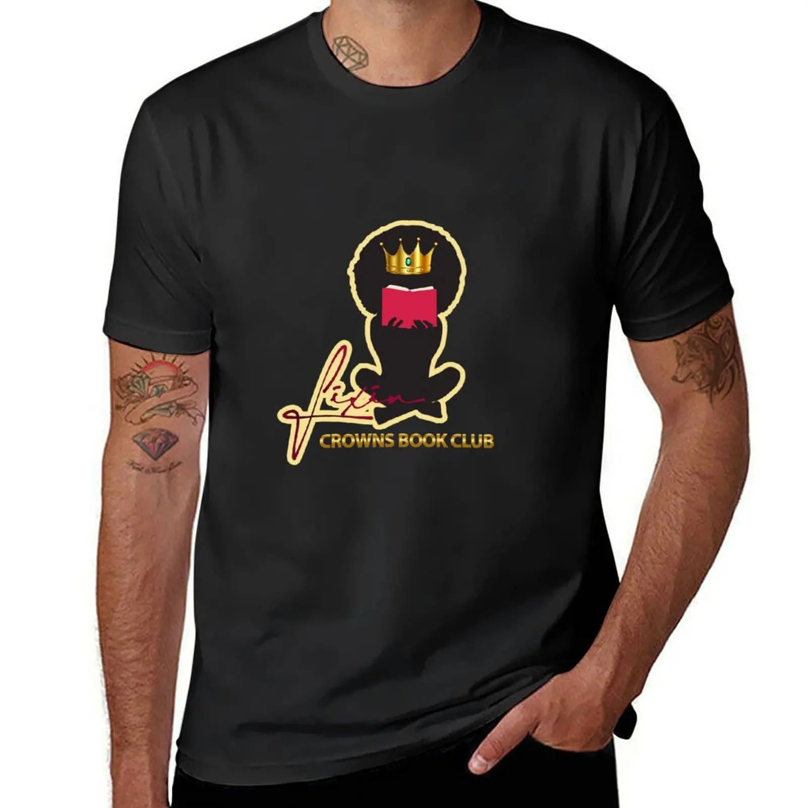 

Fixin' Crowns Book Club T-Shirt anime shirt funny shirt cotton shirts graphic anime clothes Short sleeve tee men