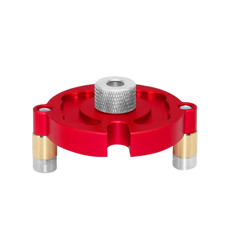 

MAKE-Self-Centering Dowel Jig With 3-10Mm Bushing Woodworking Fast Wood Splicing Drill Guide Locator Self-Centering Scriber