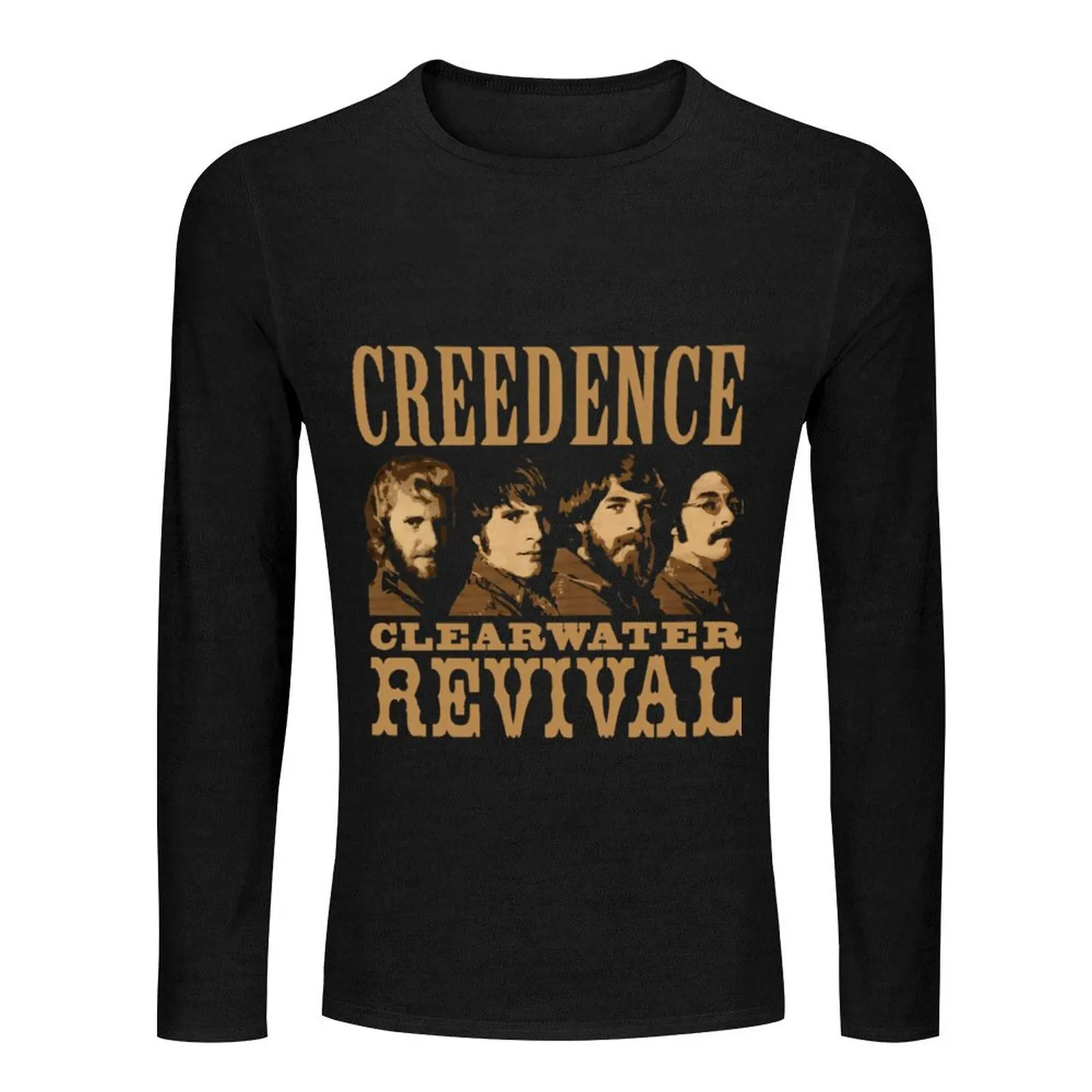 Creedence Clearwater Cosmo's Factory - Bayou Country Creedence Clearwater Long T-Shirt boys animal print shirt men clothing