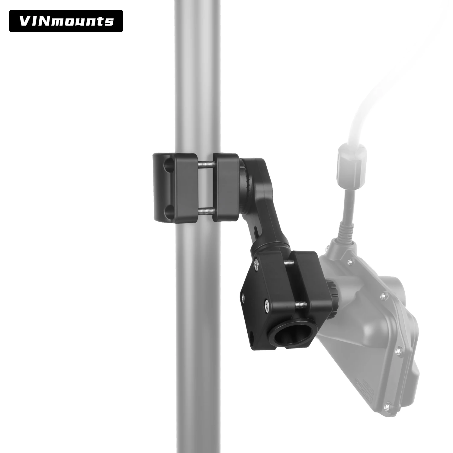 

VINmounts2026 New Product 0° Sonar Mount, Compatible with Lowrance ActiveTarget 2 AT02, for Pole and Trolling Motors, Butler Siz