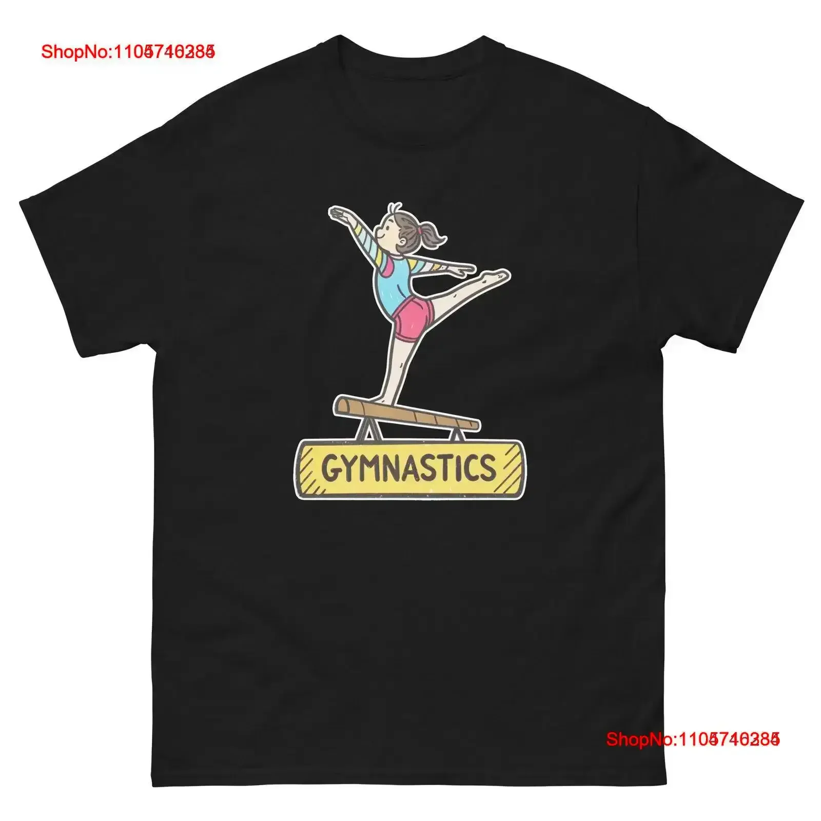 Gymnastics Sport Sports Activity Game T Shirt vintage Washed Soft Top For Everyday Wear Casual designer clothes fashion