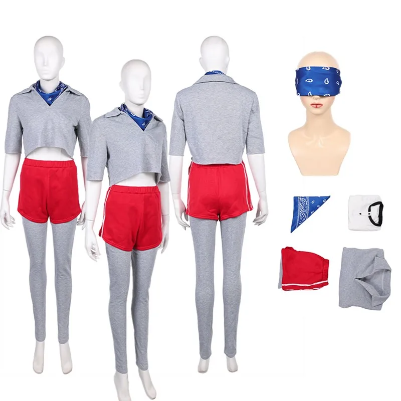 

11 Fantasia Eleven Cosplay Costume TV 2025 Disguise Adult Women T-shirt Pants Headband Outfits Halloween Carnival Party Suit