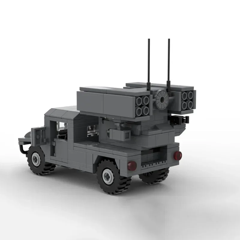 Militaire Voertuigen Moc Bouwstenen Hmmwv Een/Twq-Wreker Model Technische Bakstenen Diy Montage Speelgoed Voor Kind Cadeau